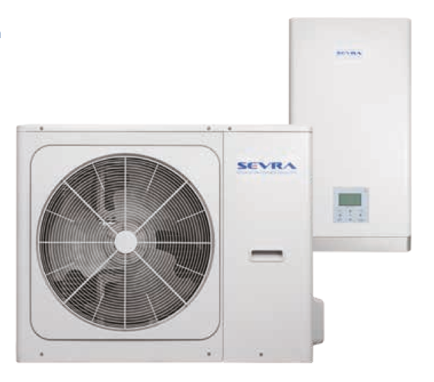 SEVRA Split-Wärmepumpe SEV-MHPS3-10/I + SEV-HPS1-08/O 8kW